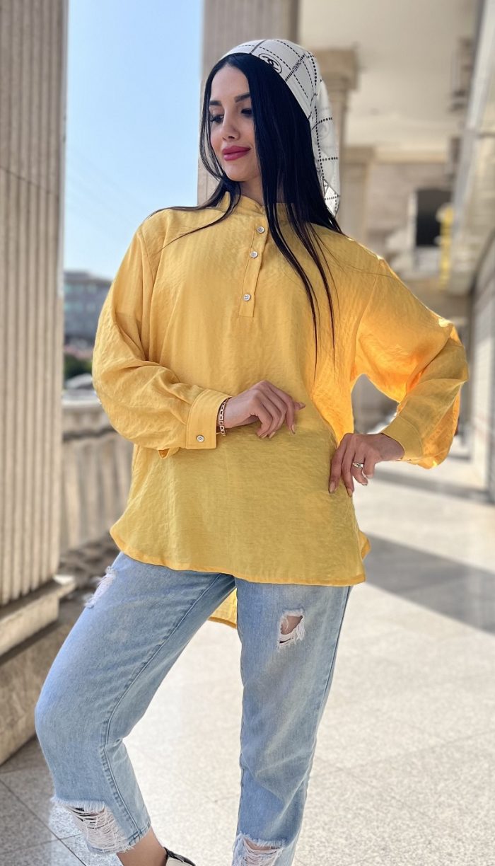 مانتو  پیراهنی کوتاه کد 1145 - Image 6