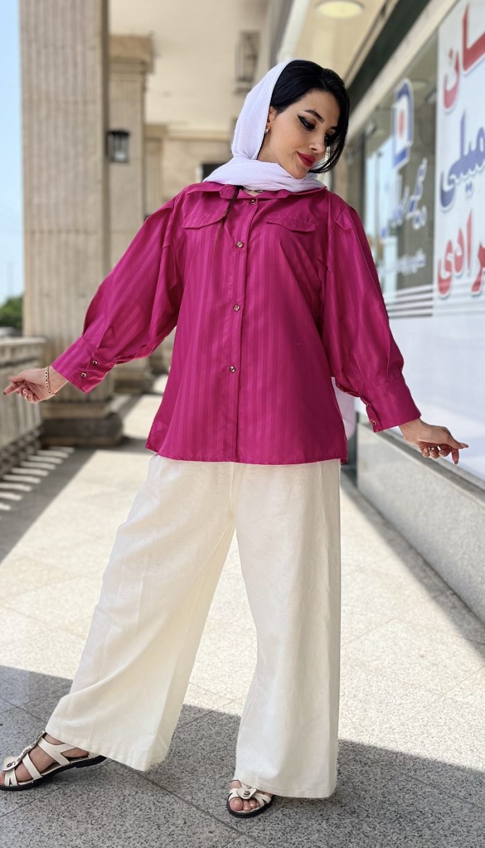 مانتو آستین پفی کریستال کد 1153 - Image 2