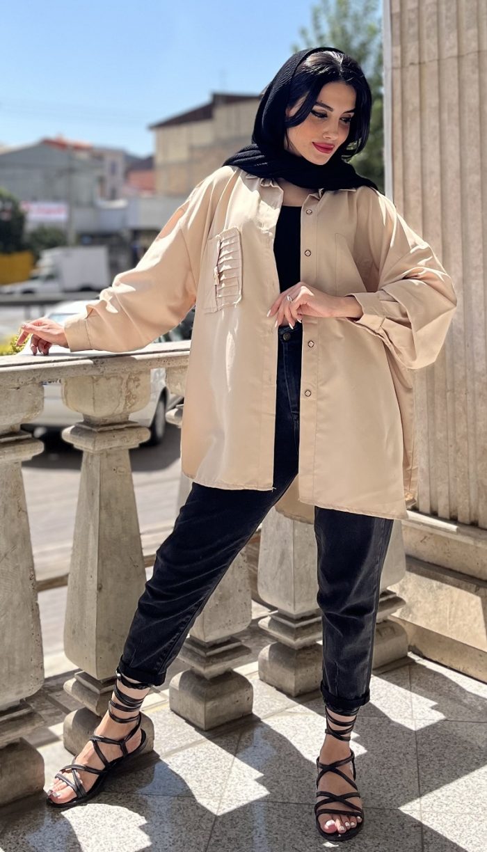مانتو پشت پیله کد 1166 - Image 2