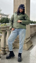 کاپشن کوتاه بادکنکی کد 1215 - Image 11