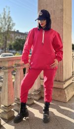 ست هودی و شلوار جاگر 3 نخ کد 1216 - Image 6