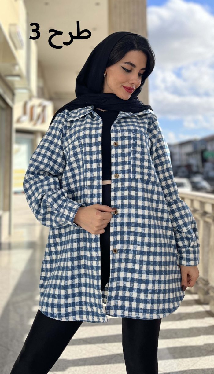 شکت پشمی (چهارخونه پشمی) کد 1225 - Image 5