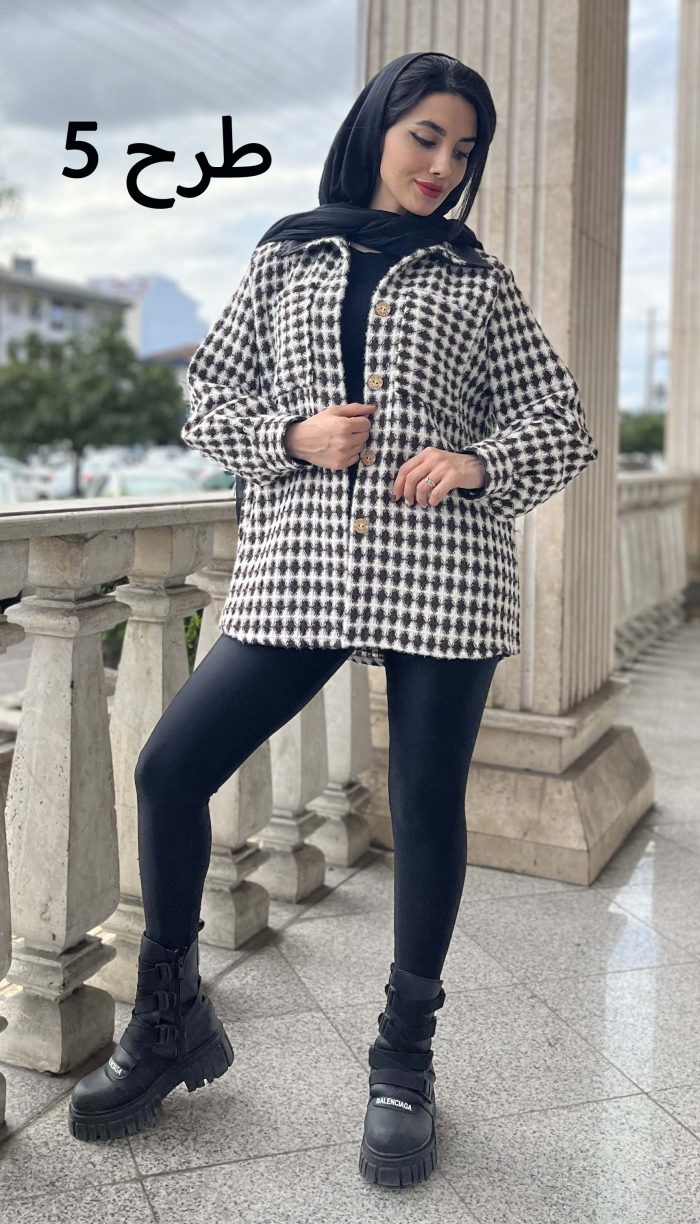 شکت پشمی (چهارخونه پشمی) کد 1225 - Image 12