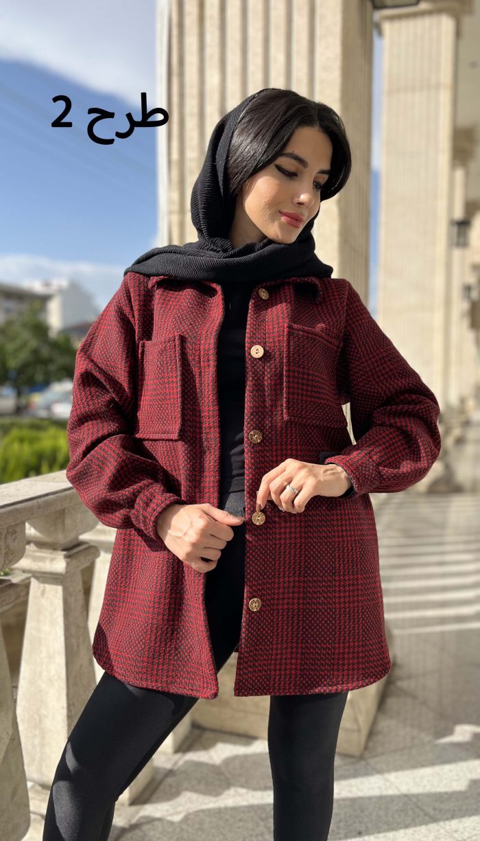 شکت پشمی ( چهارخونه پشمی ) کد 1228 - Image 5
