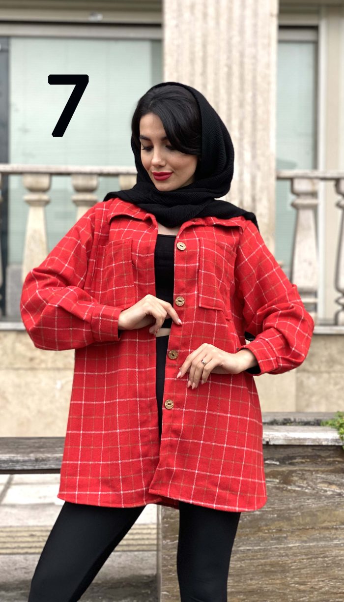 پالتو ( شکت ) پشمی کد 1240 - Image 8