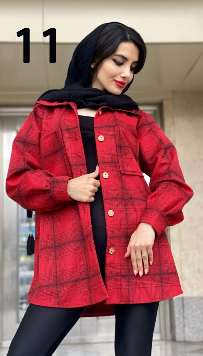 پالتو ( شکت ) پشمی کد 1240 - Image 6