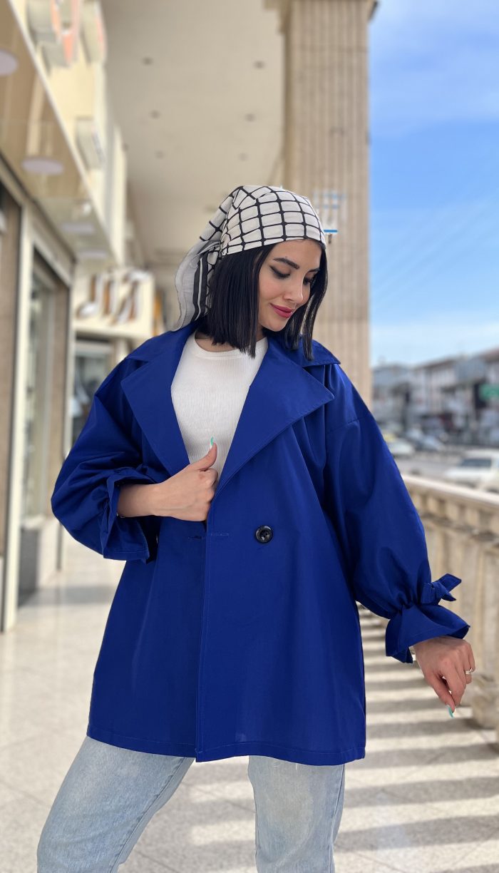 مانتو آستین عروسکی کد 1264 - Image 5