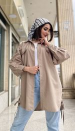 مانتو دو جیب بغل بندی کد 1299 - Image 12