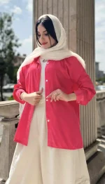 مانتو ساتن تابستانه کد 1316 - Image 10