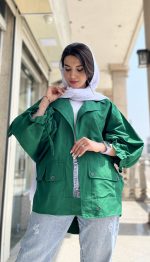 مانتو اسپرت دو جیب کد 1308 - Image 7