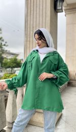 مانتو آستین عروسکی کد 1311