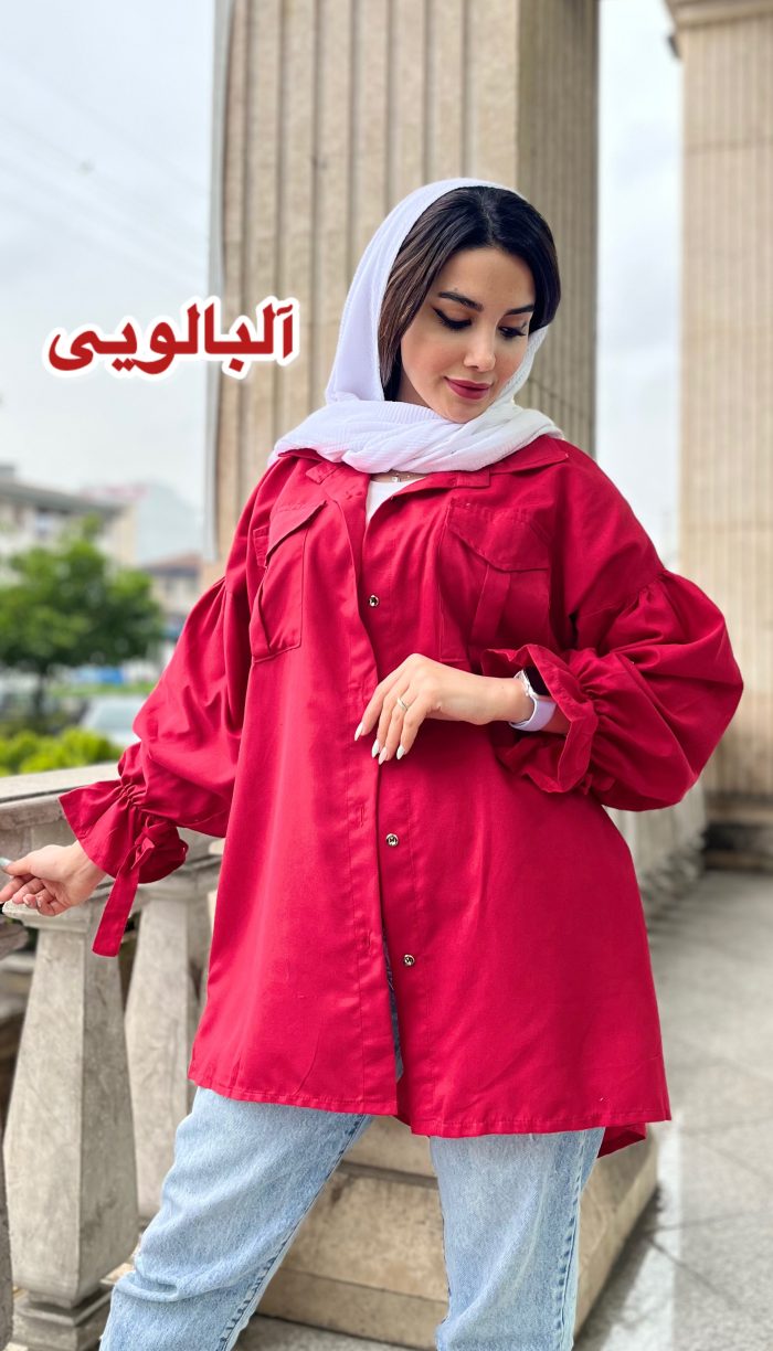 مانتو آستین عروسکی کد 1311 - Image 3