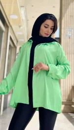 مانتو ساتن تابستانه کد 1316 - Image 2