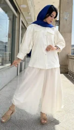 مانتو مزونی ژاکارد کد 1349