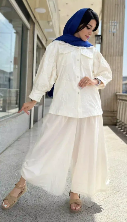 مانتو مزونی ژاکارد کد 1349