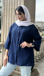 مانتو تک جیب کرسپو کد 1360 - Image 7
