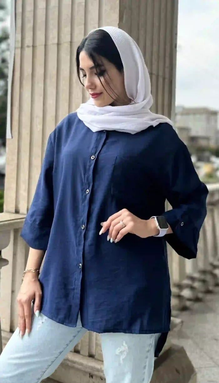 مانتو تک جیب کرسپو کد 1360 - Image 7