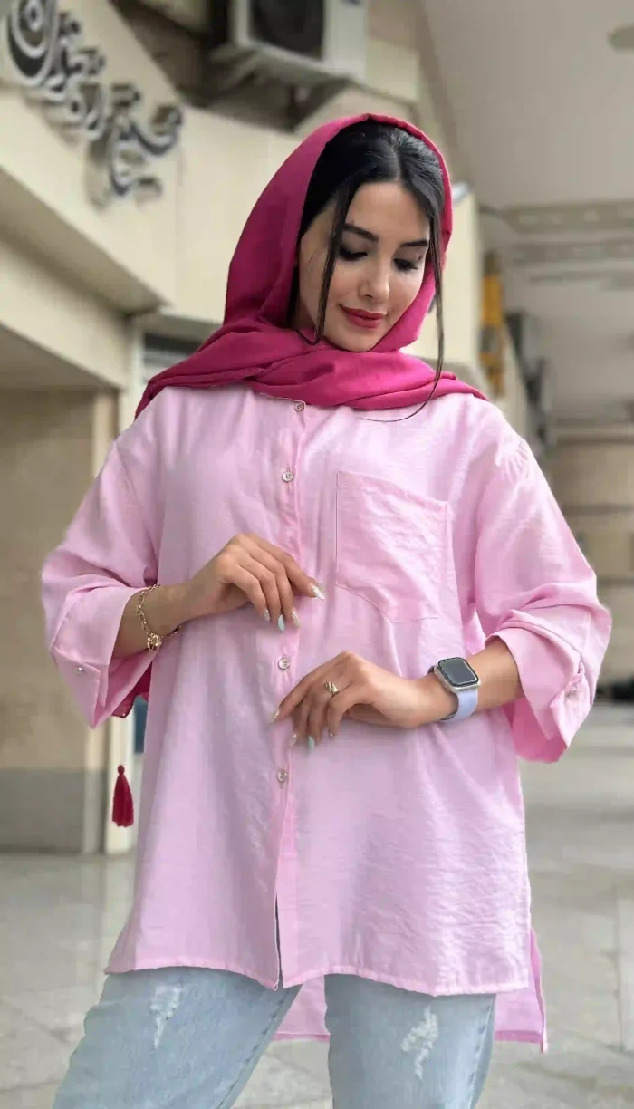 مانتو تک جیب کرسپو کد 1360 - Image 9