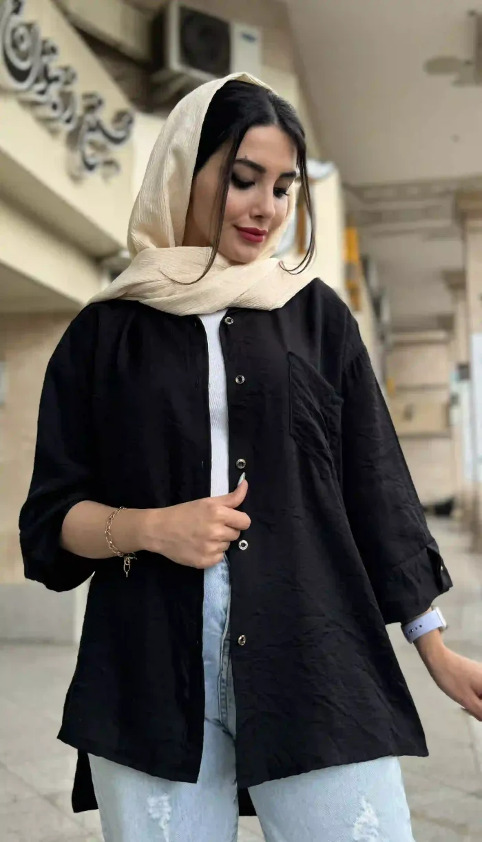 مانتو تک جیب کرسپو کد 1360 - Image 11