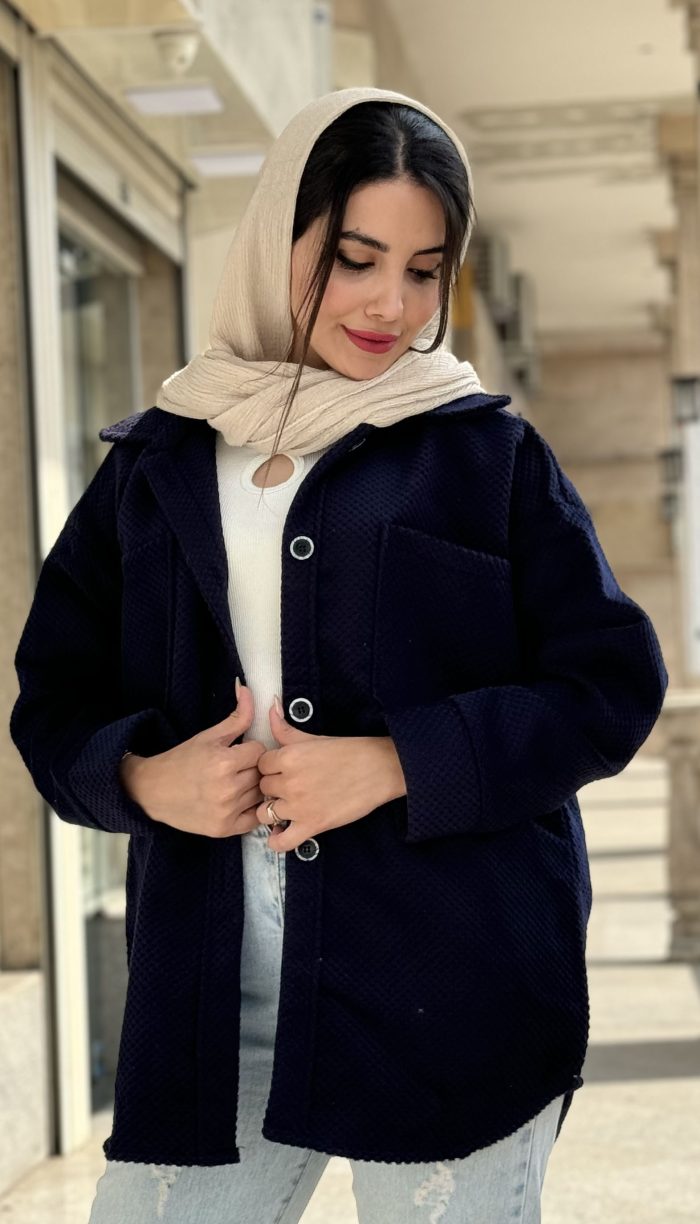 پیراهن فوتر دکمه دار کد 1377 - Image 5