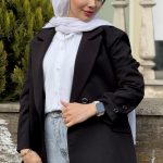 مانتو شومیزی سفید کد 1423