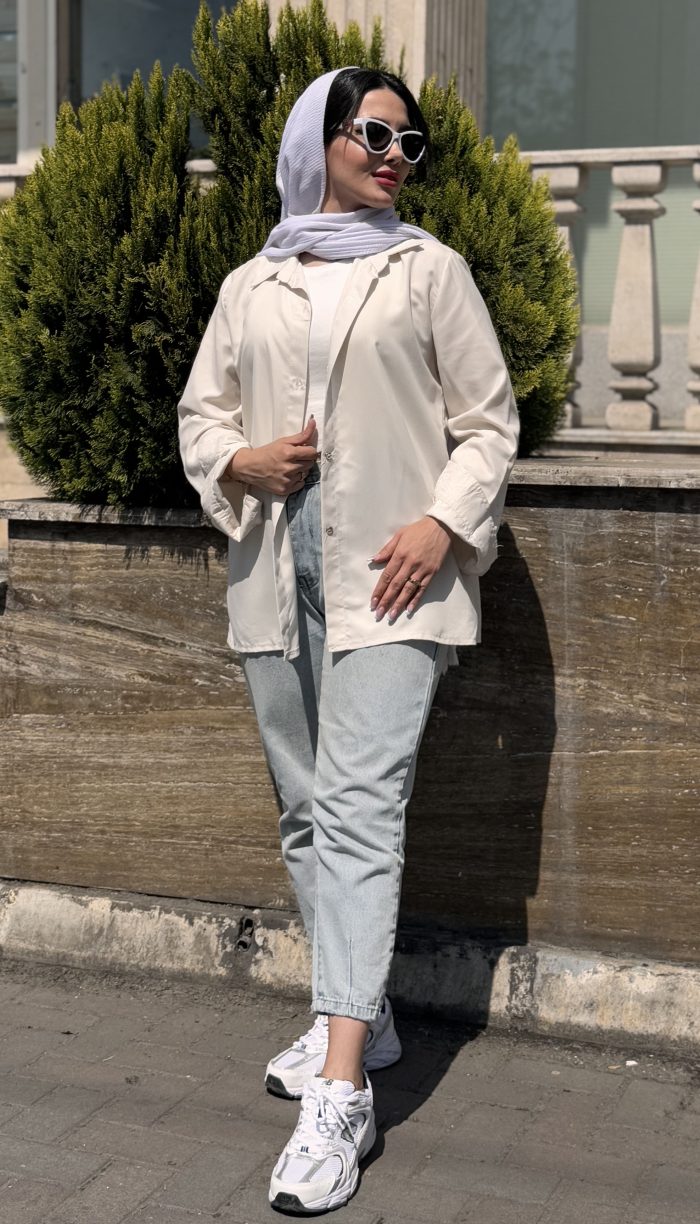 مانتو شومیزی بیسیک کد 1426 - Image 2