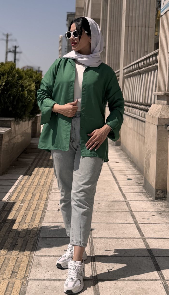 مانتو شومیزی بیسیک کد 1426 - Image 4