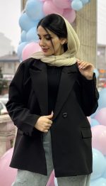 کت مشکی مازراتی کد 1425 - Image 3