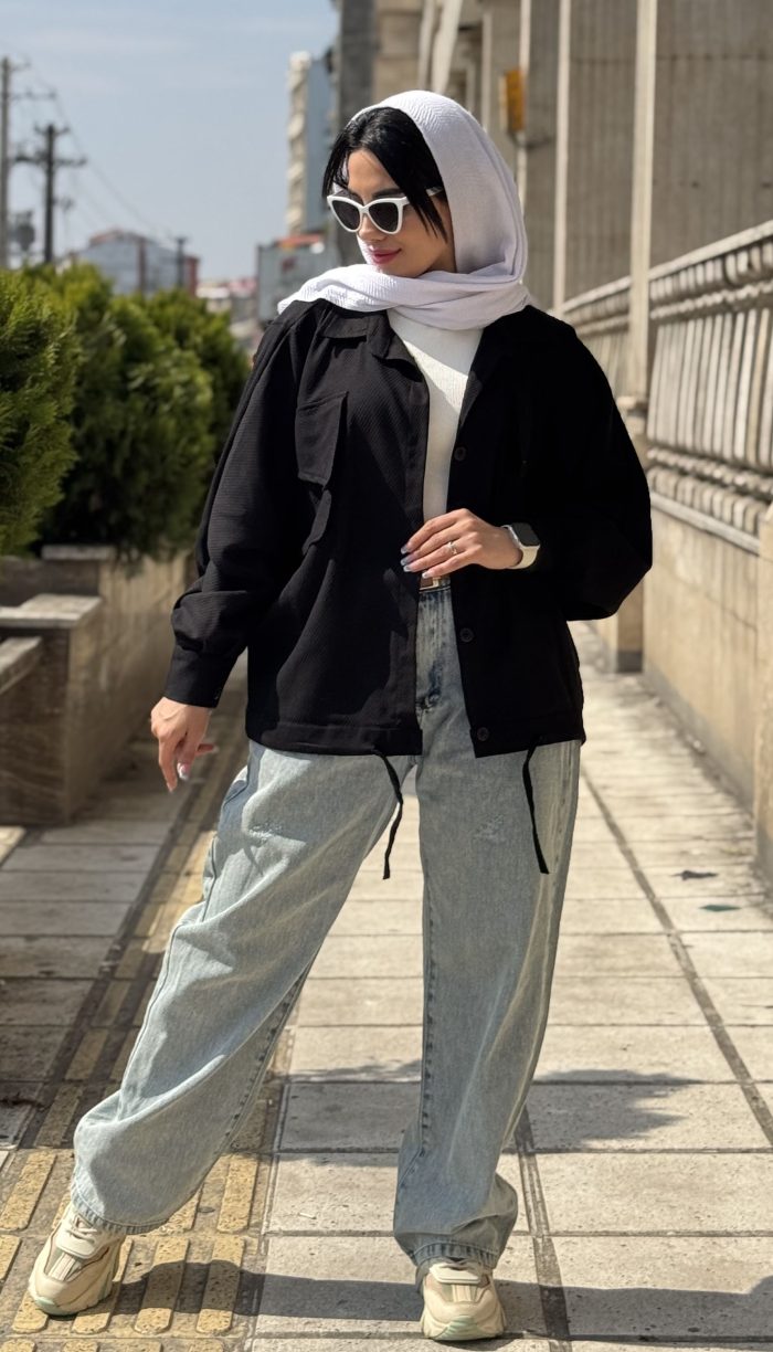 مانتو کجراه اسپرت کد 1458 - Image 4
