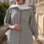 مانتو مراکشی جلو دکمه پارت 2 کد 1460