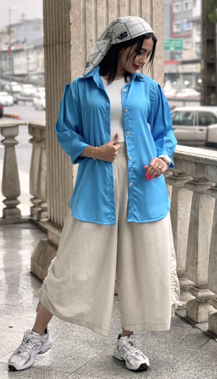 مانتو ساتن کد 1474 - Image 7