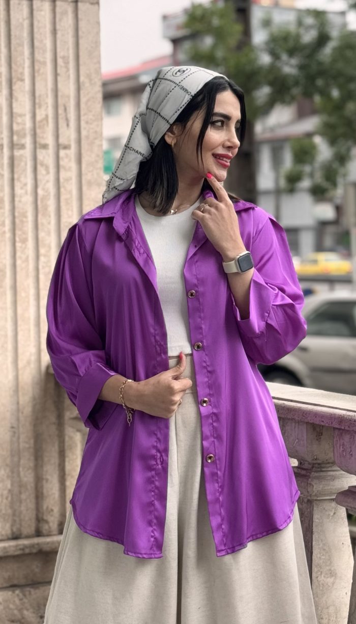 مانتو ساتن کد 1474 - Image 2