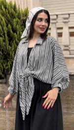شومیز گره ای مراکشی کد 1477 - Image 7