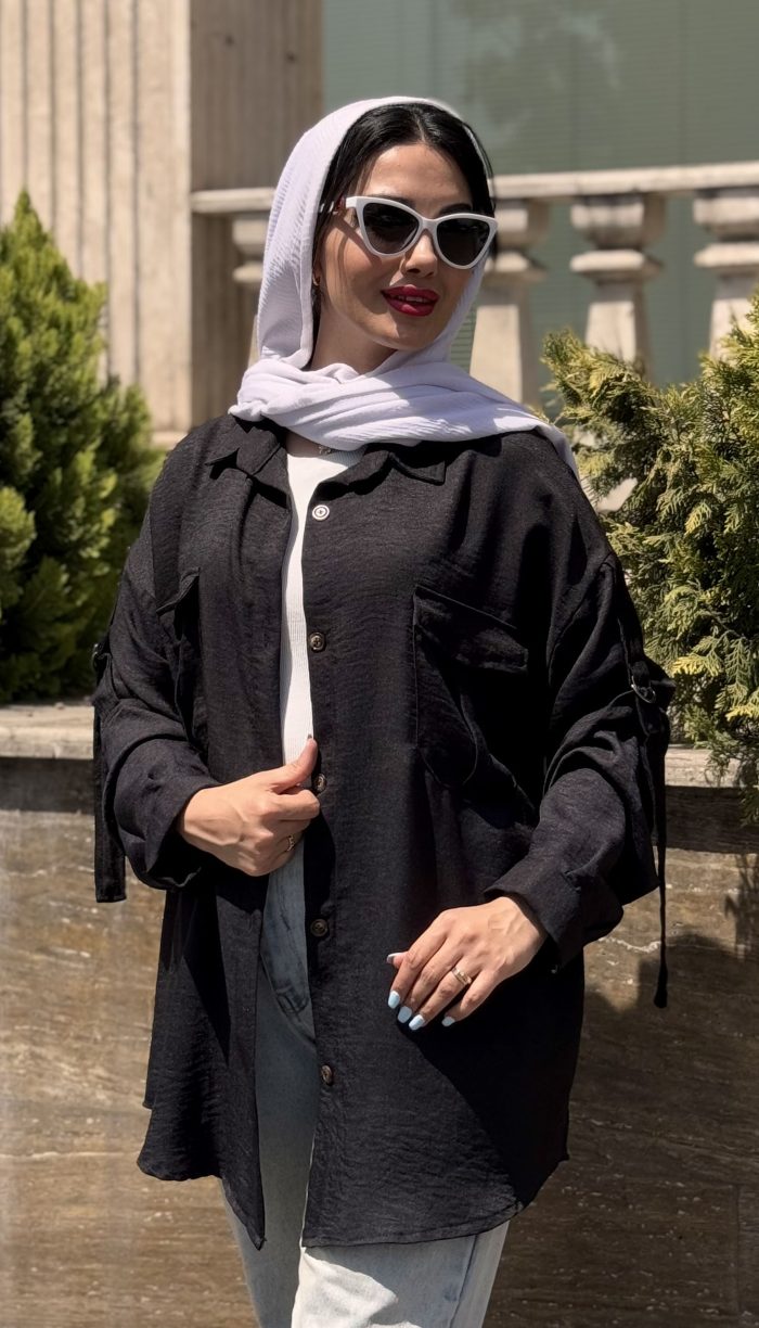 مانتو صوفیا آستین سگک دار کد 1497 - Image 12