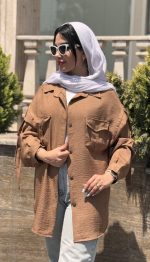 مانتو صوفیا آستین سگک دار کد 1497 - Image 11