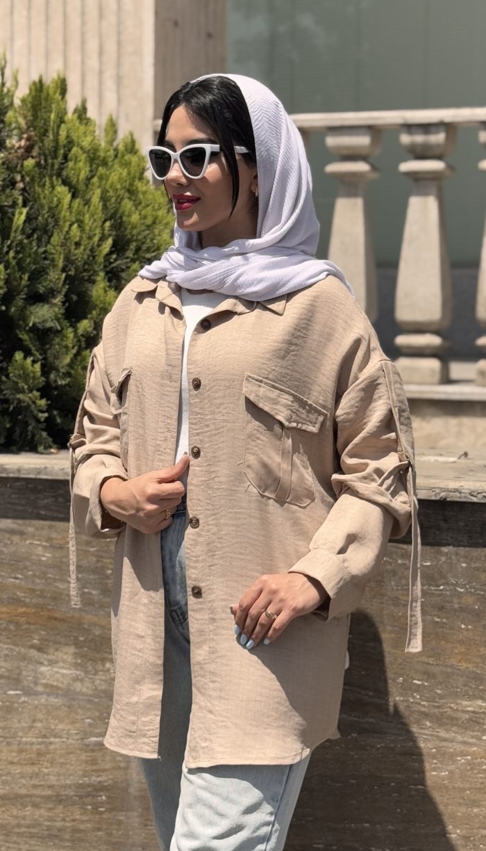 مانتو صوفیا آستین سگک دار کد 1497 - Image 10