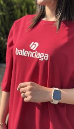 تیشرت باکسی وارداتی طرح Balenciaga کد 1506 - Image 8