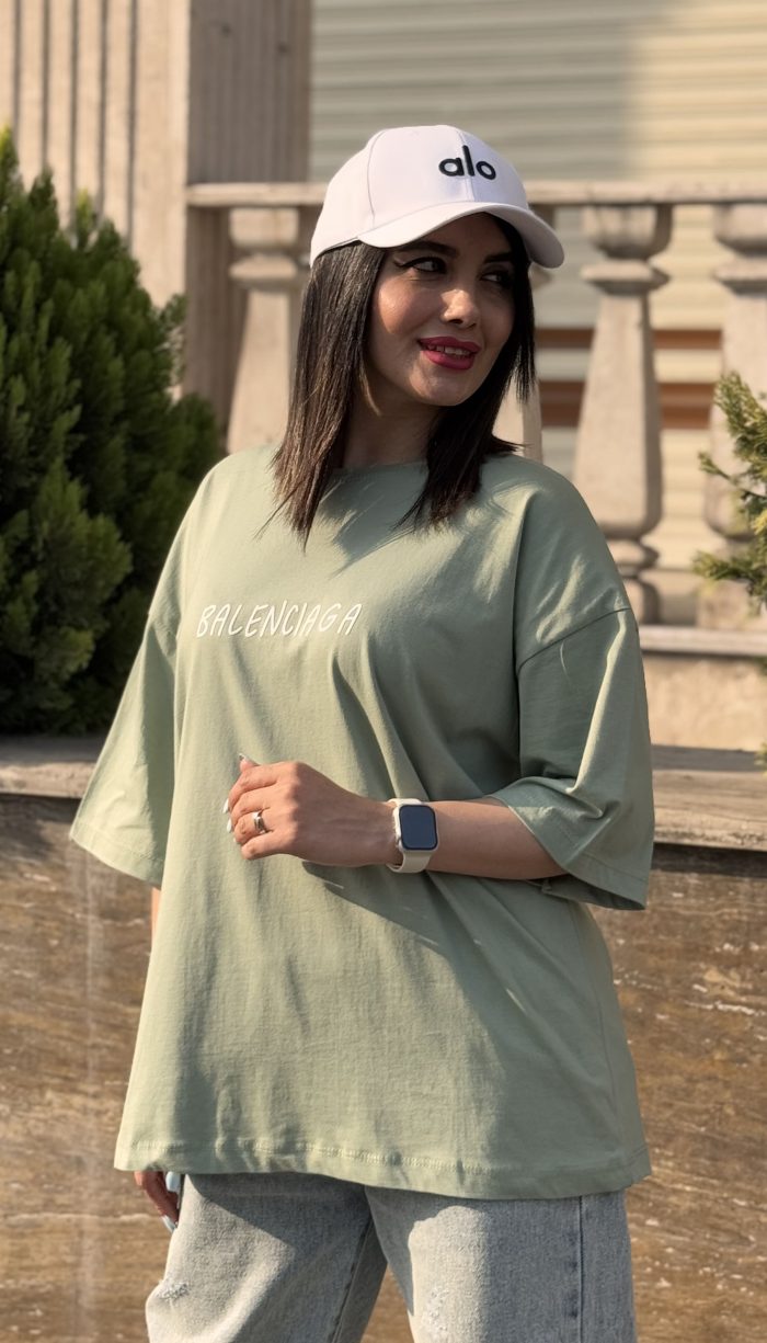 تیشرت باکسی وارداتی طرح Balenciaga کد 1508 - Image 8