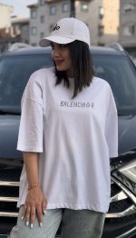 تیشرت باکسی وارداتی طرح Balenciaga کد 1508 - Image 12