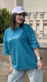 تیشرت باکسی وارداتی طرح Balenciaga کد 1508 - Image 3
