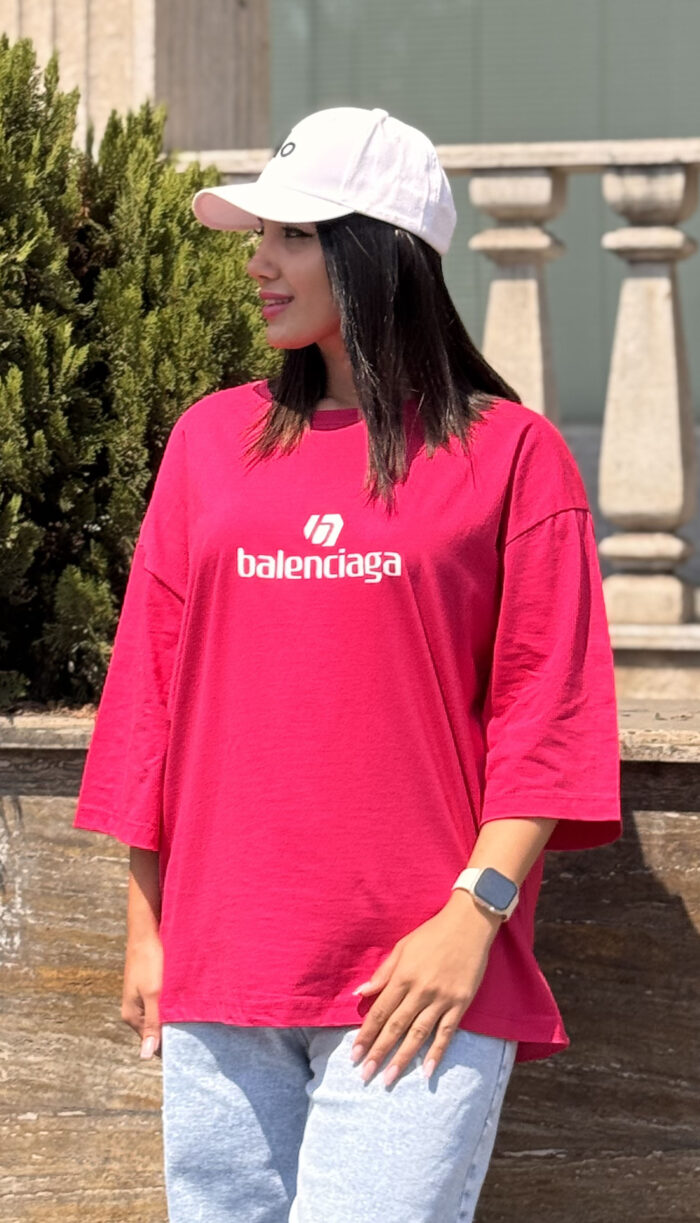 تیشرت باکسی وارداتی طرح Balenciaga کد 1506 - Image 9