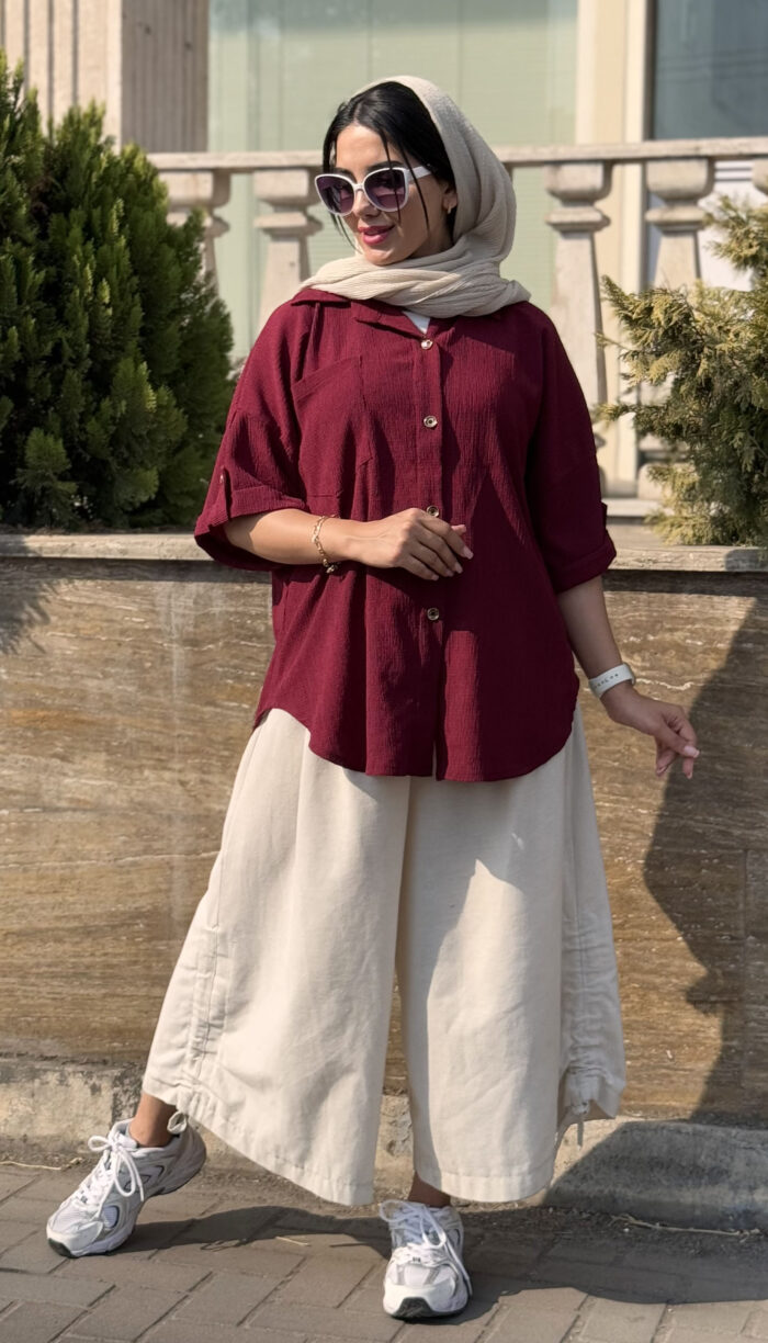 شومیز باکسی سناتور کد 1527 - Image 2