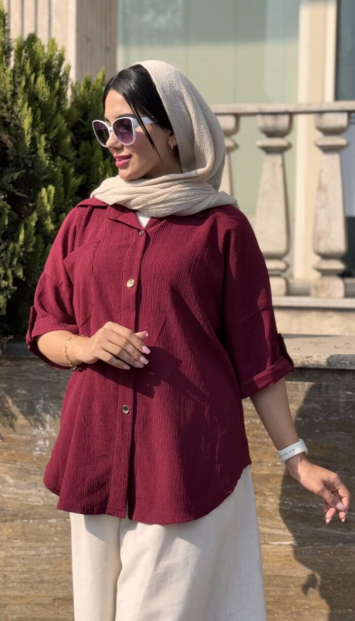 شومیز باکسی سناتور کد 1527 - Image 7