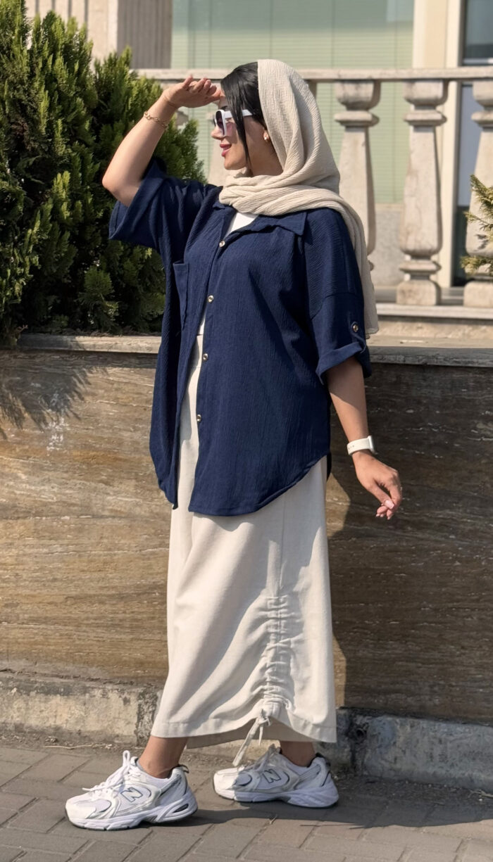 شومیز باکسی سناتور کد 1527 - Image 13