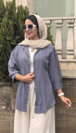 مانتو کراش آستین پفی کد 1530 - Image 2