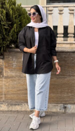 مانتو تک جیب Zara کد 1646 - Image 9