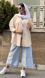 مانتو تک جیب Zara کد 1646 - Image 13
