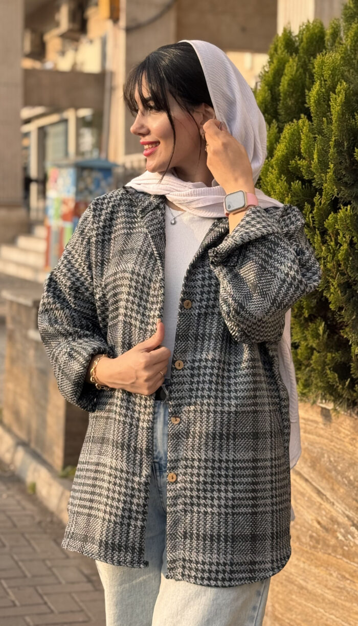 شکت پشمی چهارخونه کد 1571 - Image 8