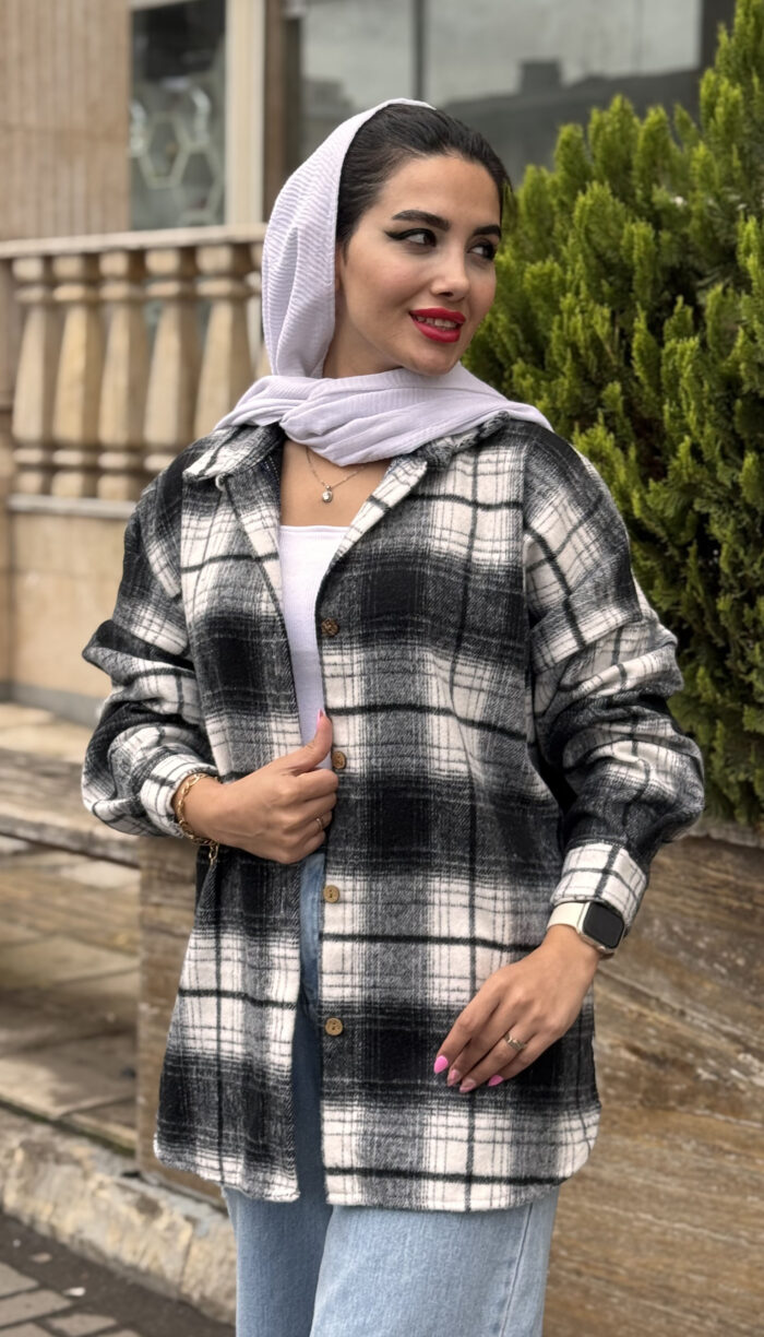 شکت پشمی چهارخونه خارجی کد 1578 - Image 17