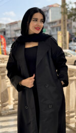 ترنچ کت بلند Zara کد 1589 - Image 9